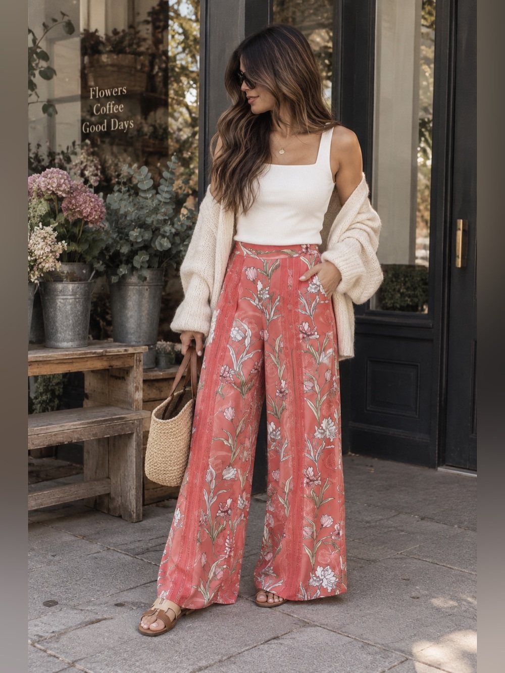 NWT Finders Keeper Rotation Pant Melon Floral